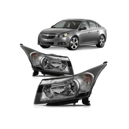 Farol Cruze Hatch Sedan 11 a 16 Mascara Cromada Direito