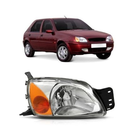 Farol Fiesta 2000 a 2003 Courier 2000 a 2013 Pisca Âmbar Direito 