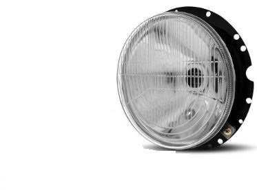 Farol Fusca Kombi 76 a 13 Lente Vidro Caracaça De Aço 