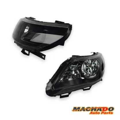 Farol Gol/Saveiro/Voyage G5 Duplo Esquerdo Mascara Negra