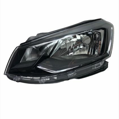 Farol Gol Saveiro Voyage G7 2016 a 2018 Friso Preto Esquerdo