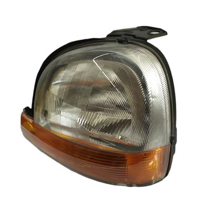 Farol Kangoo 98 a 08 Mascara Cromada Pisca Laranja Esquerdo