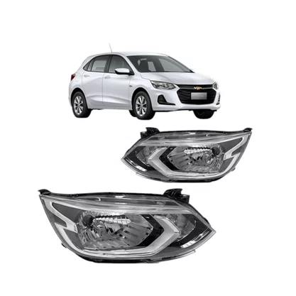 Farol Onix 2020 ate 2025 Cromaso sem Led Esquerdo Motorista 
