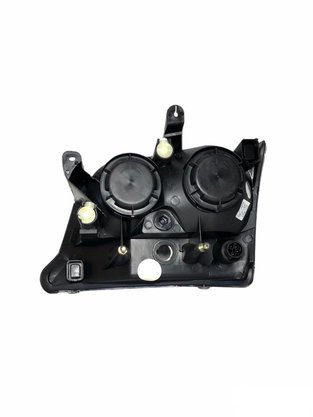 Farol S10 Blazer 2001 a 2011 Mascara Cromado Foco Duplo Pisca Cristal Lado Esquerdo 