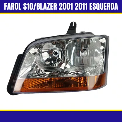 Farol S10/Blazer 2001 A 2011 Pisca Ambar Esquerda