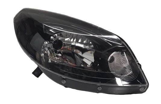 Farol Sandero 2012 a 2014 Mascara Negra Direito Caroneiro