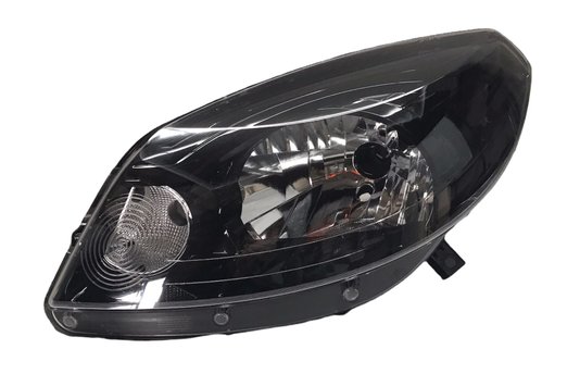 Farol Sandero 2012 a 2014 Mascara Negra Esquerdo