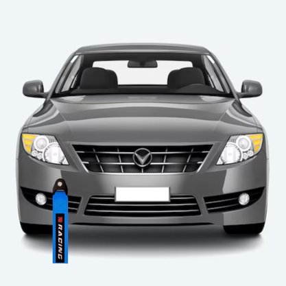 Fita Cinta De Reboque Esportiva Tow Strap Universal Azul P2 Acessórios