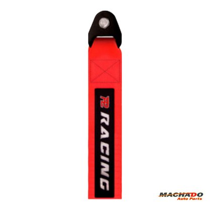 Fita Cinta De Reboque Esportiva Tow Strap Universal Vermelho P2 Acéssorios