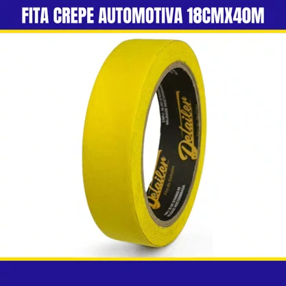 Fita Crepe Amarela 18X40 DETAILER