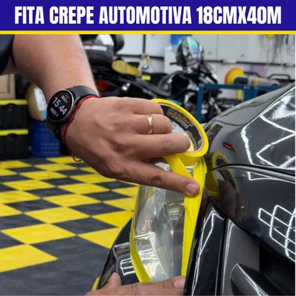 Fita Crepe Amarela 18X40 DETAILER