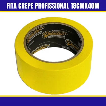 Fita Crepe Amarela 48MM X 40MT DETAILER