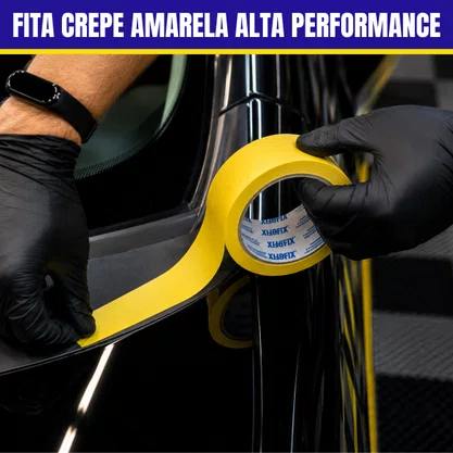 Fita Crepe Amarela Alta Perfotmance 18 X 40