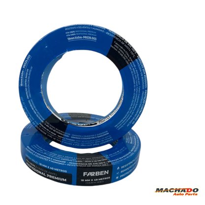Fita Crepe Automotiva Azul 18mmX50m FARBEN