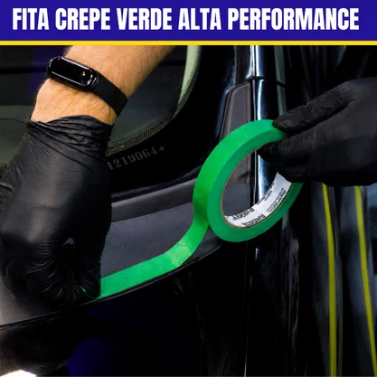 Fita Crepe Verde Alta Performance 18 X 40