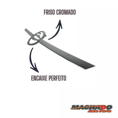 Friso Grade Dianteira Astra 2003 a 2008 Cromada Superior