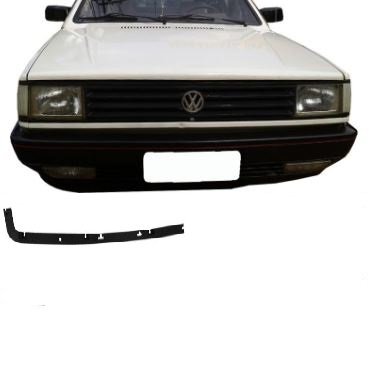 Friso Grade Inferior Dianteiro Gol Saveiro Voyage 1987 a 1990 Preto Direito Carona