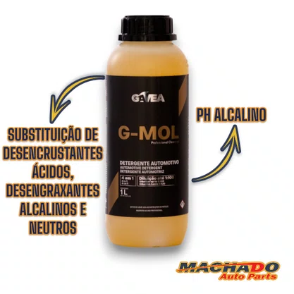 G-Mol Lava Autos Desincrustante Tudo Em Um 1L GAVEA 