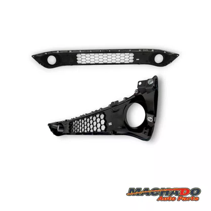 Grade Central Inferior Argo 2017 A 2021 Preto C/Friso Cinza