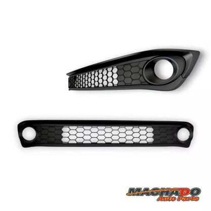 Grade central Inferior Argo 2017 A 2021 Preto C/Friso Preto