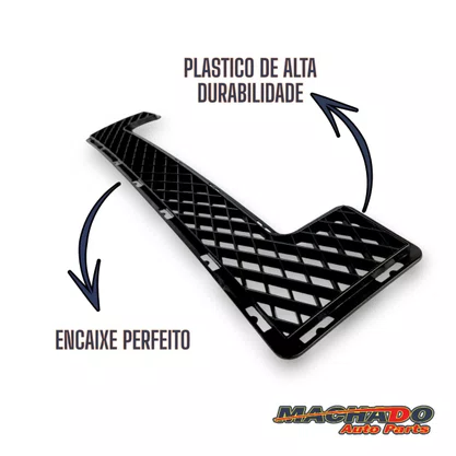 Grade Central Parachoque Dianteiro Gol Parati Saveiro G3 00 a 02 Preto 