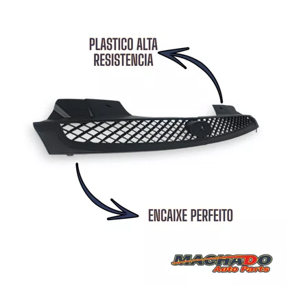 Grade Central Radiador Fiesta Hatch Sedan 2003 a 2007 Preta 