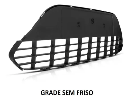 Grade Dianteira Parachoque Focus 2008 a 2012 Preto Central