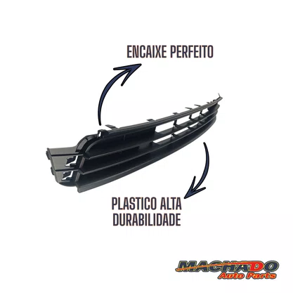 Grade Dianteira Parachoque Gol Voyage G6 2013 a 2016 Preto Central