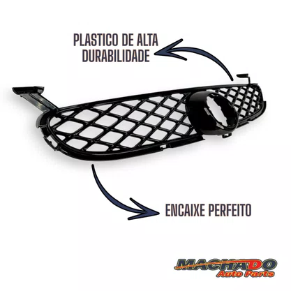 Grade Dianteira Radiador Corsa 2000 Ate 2003 Preto Colmeia