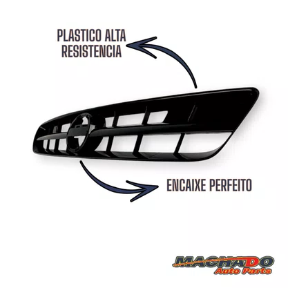 Grade Dianteira Radiador Corsa Montana 2003 a 2012 Preta 