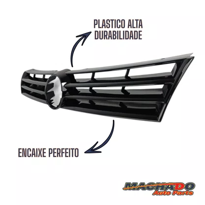 Grade Dianteira Radiador Fox Spacefox 2010 a 2014 Preto Black Piano