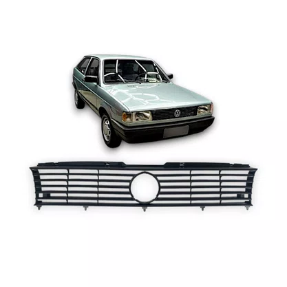 Grade Dianteira Radiador Gol Parati Saveiro Voyage Quadrado 1991 a 1997 Preto