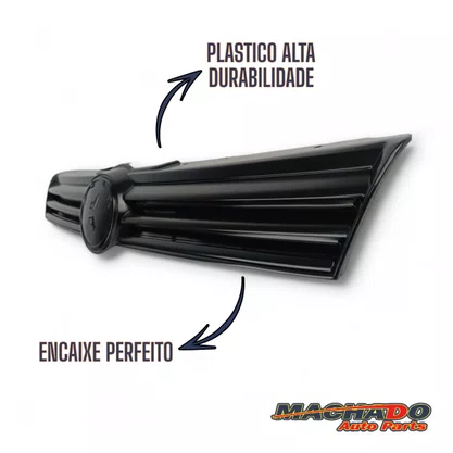 Grade Dianteira Radiador Gol Voyage Saveiro G6 2013 a 2016 Preto Black Piano