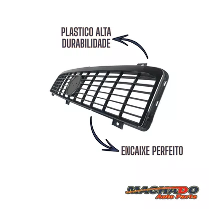 Grade Dianteiro Radiador Palio Siena 08 a 13 Preto
