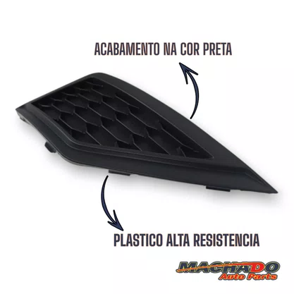Grade Farol Aux. Gol G8 Saveiro G7 Apos 2018 S/Furo Esquerdo