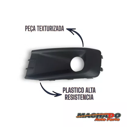 Grade Farol Milha Saveiro G6 2014  A 2016 Com Furo Eesquerdo