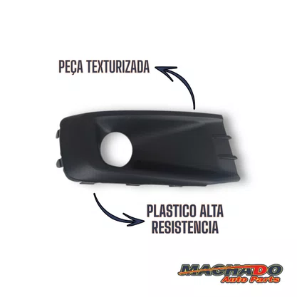 Grade Farol Milha Saveiro G6 2014  Ate 2016 Com Furo Direito