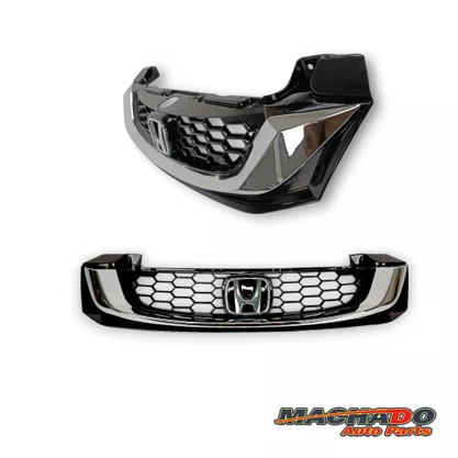 Grade Honda Civic 2015 A 2016 Com Friso Cromado Com Emblema