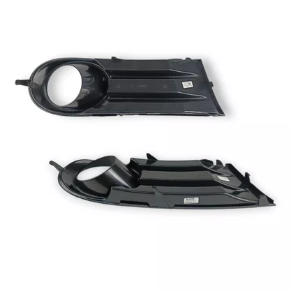 Grade Milha Parachoque Dianteiro Gol Saveiro Voyage G5 2008 a 2013 Com Furo Preto Esquerdo