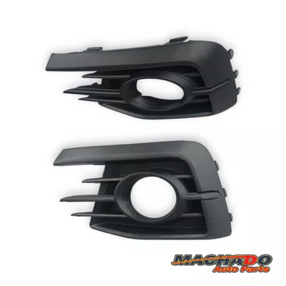 Grade Milha Parachoque Dianteiro Gol Voyage G7 2016 a 2018 Com Furo Preto Lado Esquerdo Motorista
