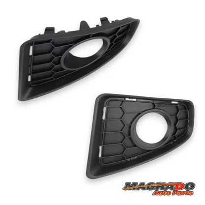 Grade Milha Parachoque Dianteiro Sandero 2011 a 2014 Com Furo Lado Esquerdo Motorista