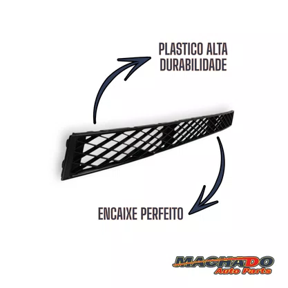 Grade Parachoque Dianteiro Central Corsa Classic 2011 a 2016 Preta  