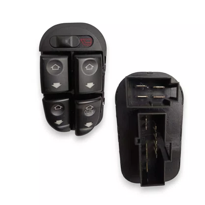Interruptor Botão Vidro Elétrico Focus Hatch Sedan 2000 a 2008 Quadruplo (14 Pinos)