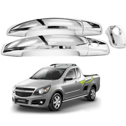 Kit Aplique de Maçaneta Cromado Montana 2010 a 2020 SHEKPARTS