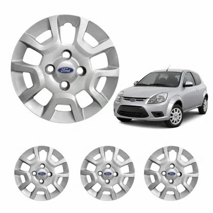 Jogo Calota Aro 13 Ford KA 2007 até 2013 