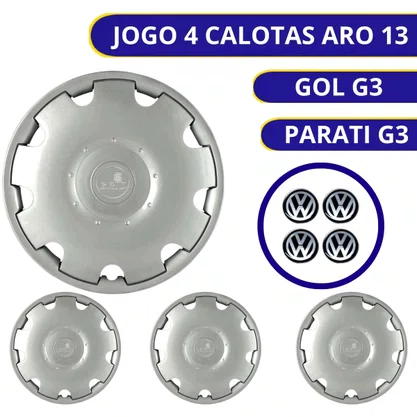 Jogo Calota Aro 13 Gol Parati G3 1999 Até 2003 