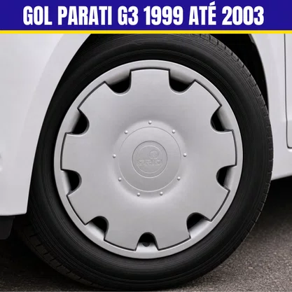 Jogo Calota Aro 13 Gol Parati G3 1999 Até 2003 