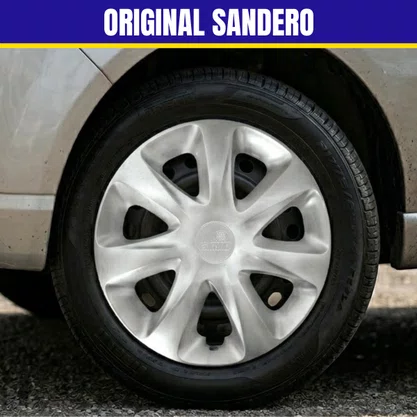 Jogo Calota Aro 13 Renault Clio 2012 Até 2016 Pressão 