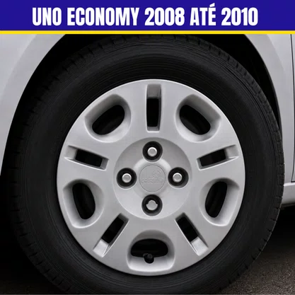 Jogo Calota Aro 13 Uno Economy 2008 Até 2010 