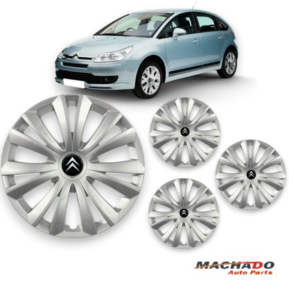 Jogo Calota aro 14 citroen C3/C4 2014 Até 2015 